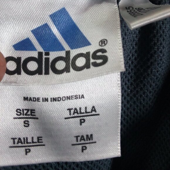 Vintage Adidas Striped Mesh Lined Wind Pants Joggers - Picture 4 of 9